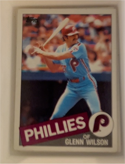 1985 Topps #454 Glenn Wilson — front