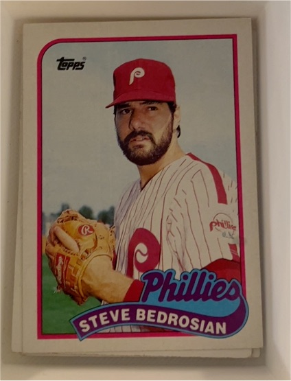 1989 Topps #20 Steve Bedrosian Philadelphia Phillies — front