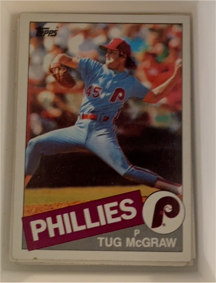 1985 Topps #157 Tug McGraw — front