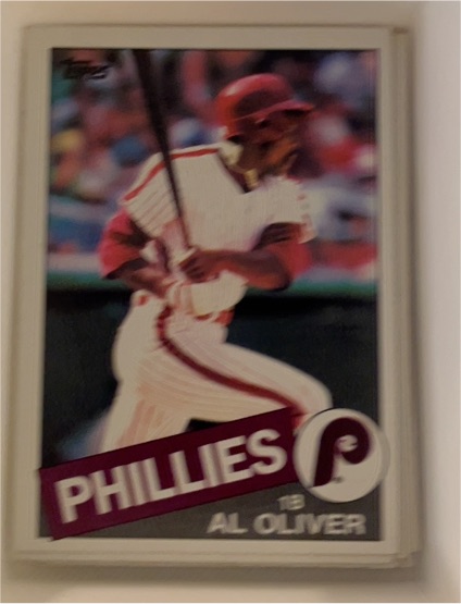 1985 Topps #130 Al Oliver Philadelphia Phillies — front