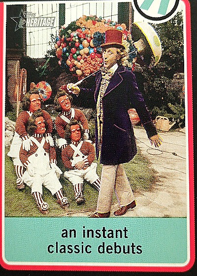 2020 Topps Heritage News Flashbacks #NF-8 Willy Wonka and the Chocolate Factory — front