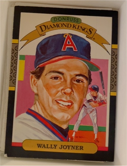 1987 Donruss Diamond Kings #1 Wally Joyner — front