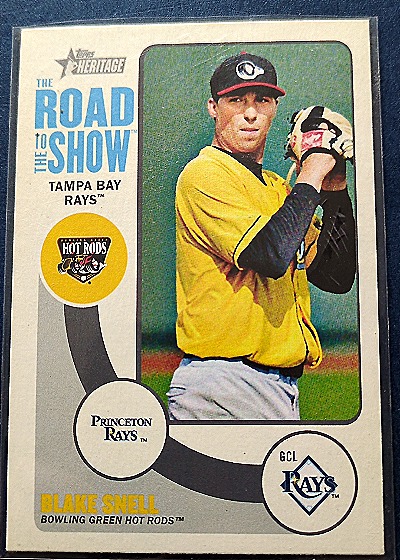 2014 Topps Heritage Minor League #RTTS-BS Blake Snell Bowling Green Hot Rods — front