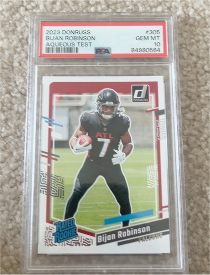 2023 Donruss #305 Bijan Robinson — front
