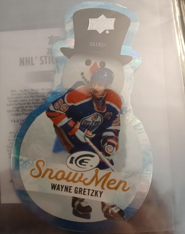 2023-24 Upper Deck Ice Snow Men #SM-99 Wayne Gretzky — front