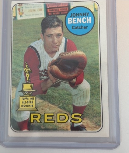 1969 Topps #95 Johnny Bench — front