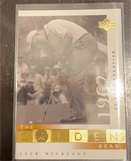 2001 Upper Deck #106 Jack Nicklaus The Golden Bear 1962 US Open — front