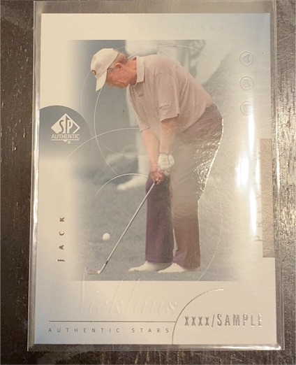 2001 Upper Deck SP Authentic Preview #35 Jack Nicklaus — front