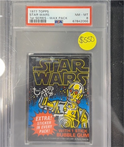 1977 Topps Star Wars 1st Series Wax Pack C-3PO — front