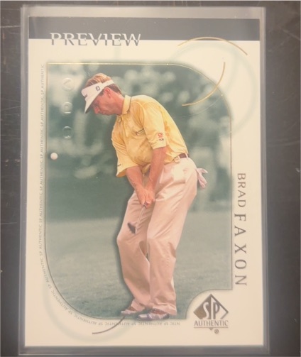 2001 Upper Deck SP Authentic Preview #16 Brad Faxon — front