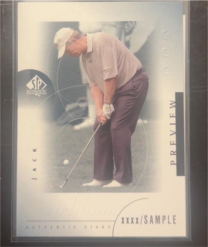 2001 Upper Deck SP Authentic Preview #35 Jack Nicklaus — front