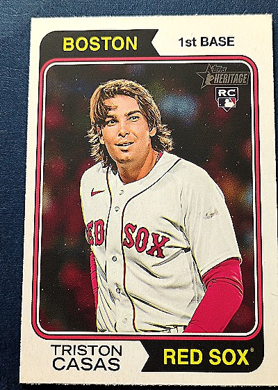2023 Topps Heritage #587 Triston Casas — front