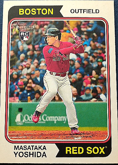 2023 Topps Heritage #542 Masataka Yoshida — front