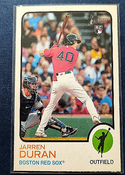 2022 Topps Heritage #211 Jarren Duran — front