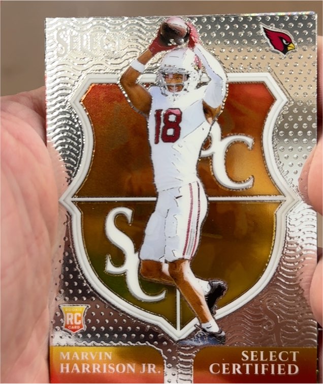 2024 Panini Select Certified Rookies #5 Marvin Harrison Jr. — front
