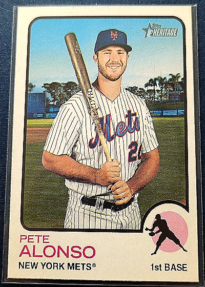 2022 Topps Heritage #54 Pete Alonso — front