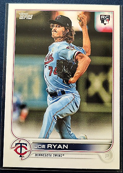 2022 Topps #390 Joe Ryan — front
