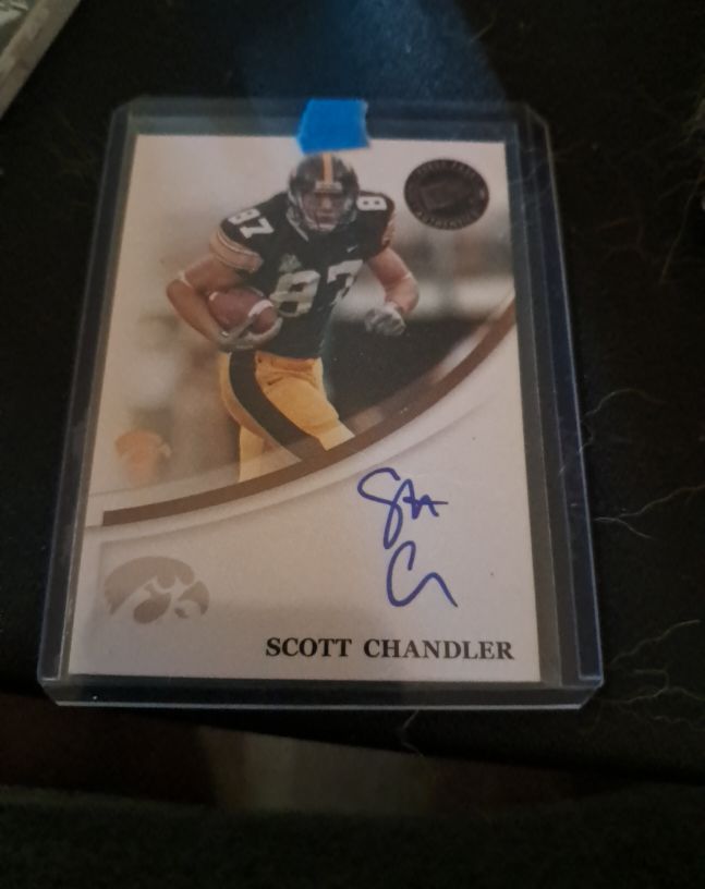 2007 Press Pass Autographs Bronze # Scott Chandler — front