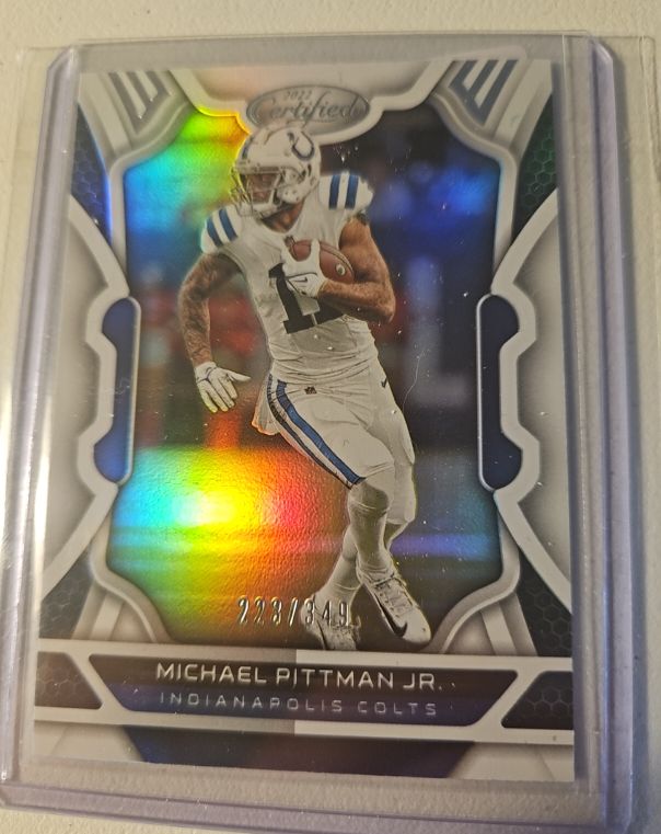 2022 Panini Certified #42 Michael Pittman Jr. — front
