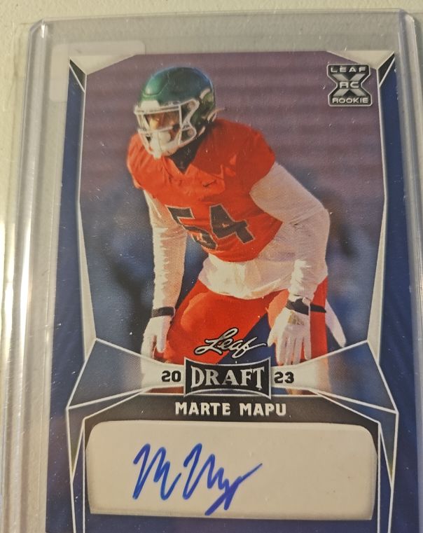 2023 Leaf Draft #BA-MM3 Marte Mapu — front