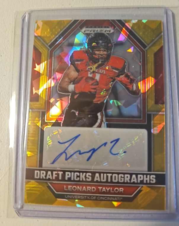 2023 Panini Prizm Draft Picks #DPA-LET Leonard Taylor — front