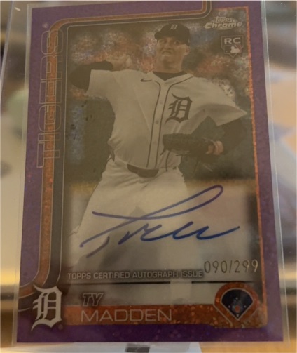 2025 Topps Chrome #RA-TM Ty Madden — front