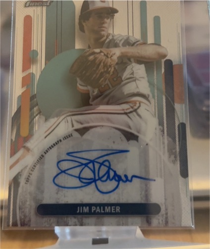 2025 Topps Finest #FA-JP Jim Palmer — front