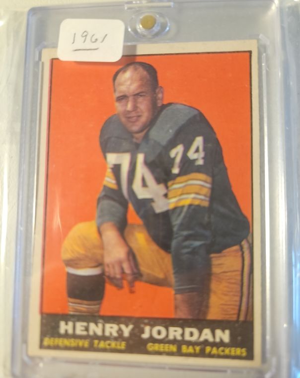 1961 Topps #45 Henry Jordan — front