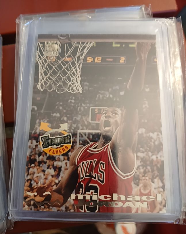 1993-94 Topps Stadium Club #181 Michael Jordan Frequent Flyers — front