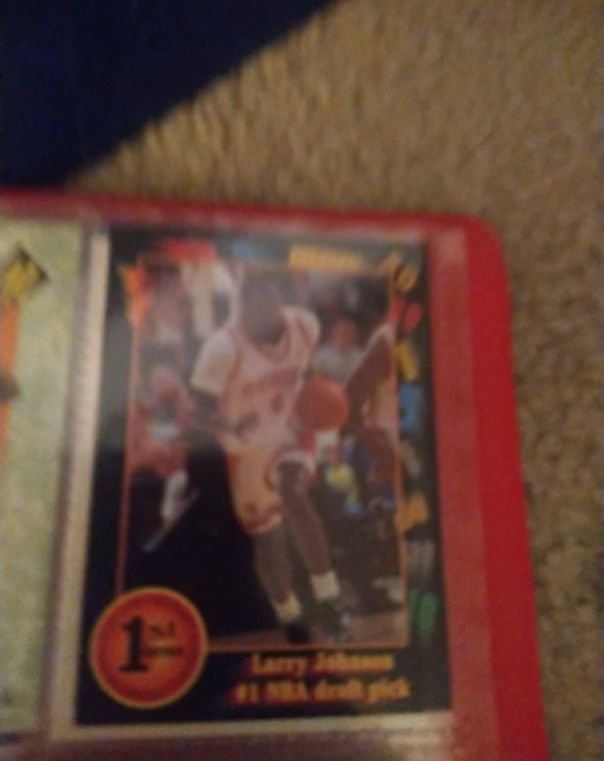 1992 Wild Card #1 Larry Johnson — front