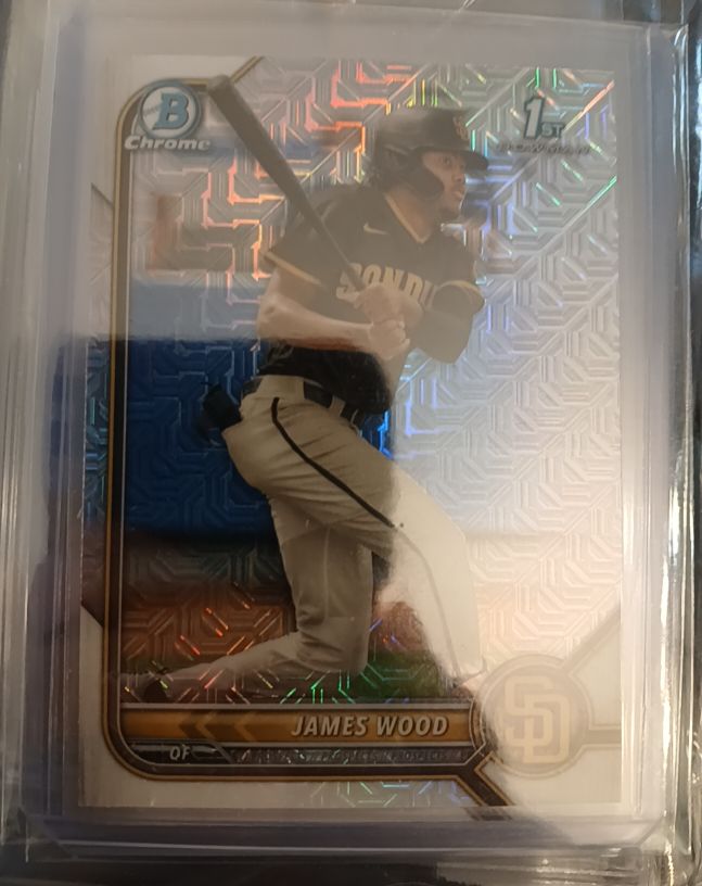 2022 Bowman Chrome #BCP-108 James Wood — front