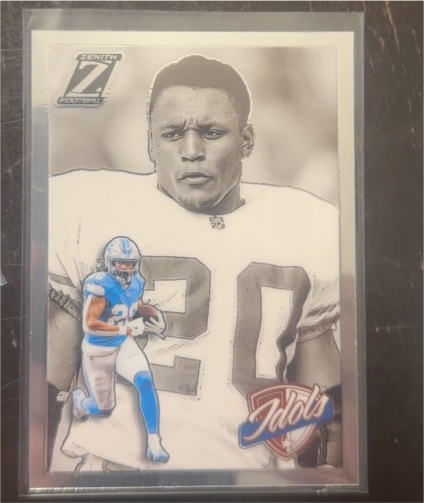 2024 Panini Zenith #5 Barry Sanders / Jahmyr Gibbs — front