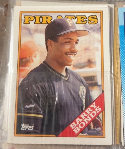 1988 Topps #450 Barry Bonds — front