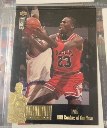 1995 Upper Deck Collector's Choice #JC1 Michael Jordan — front
