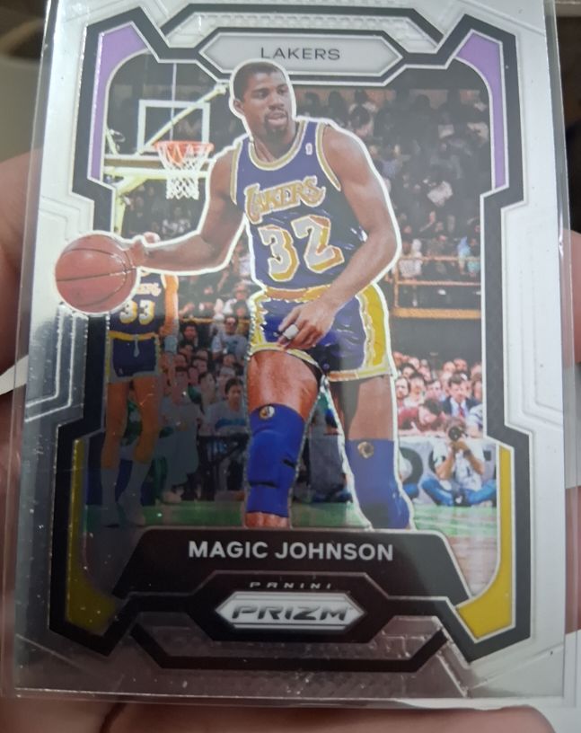 2023-24 Panini Prizm #185 Magic Johnson — front