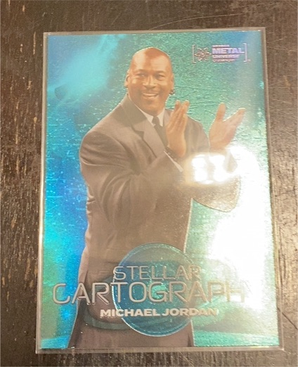 2024 Skybox Metal Universe Champions #101 Michael Jordan Stellar Cartography — front