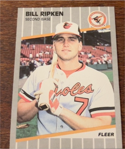 1989 Fleer #616 Bill Ripken — front
