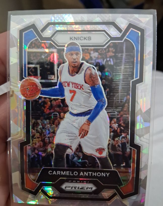 2023-24 Panini Prizm #186 Carmelo Anthony — front