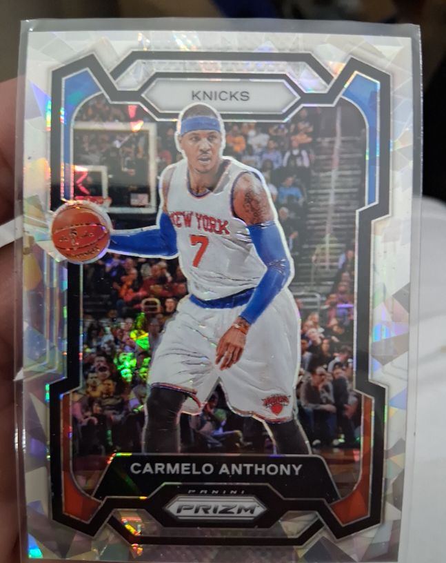 2023-24 Panini Prizm #186 Carmelo Anthony — front
