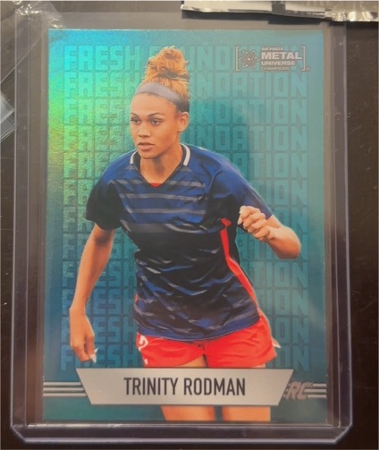 2024 SkyBox Metal Universe #FF-4 Trinity Rodman — front