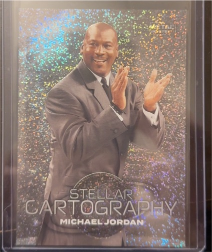 2024 Skybox Metal Universe Champions #101 Michael Jordan Stellar Cartography — front