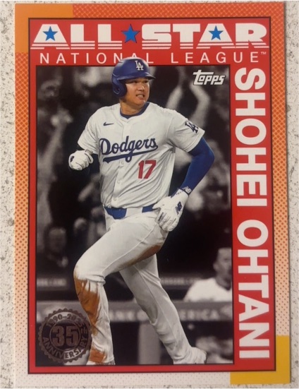 2025 Topps #90AS-2 Shohei Ohtani 1990 Topps Baseball 35th Anniversary All-Stars — front