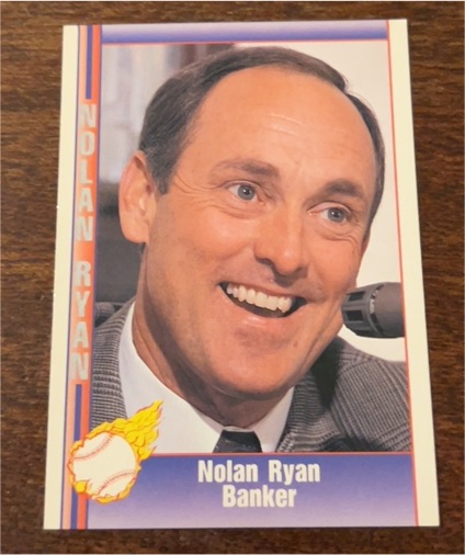 1991 Pacific Nolan Ryan Texas Express II #182 Nolan Ryan Banker — front