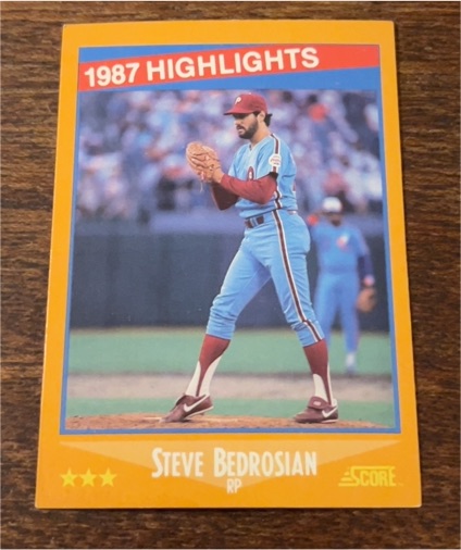 1988 Score #656 Steve Bedrosian — front