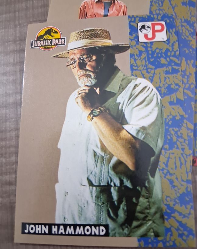 1993 Topps Jurassic Park #13 John Hammond — front