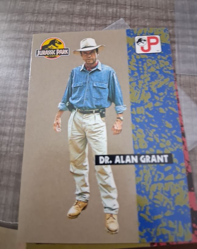 1993 Topps Jurassic Park #19 Dr. Alan Grant — front