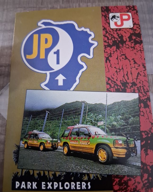 1993 Topps Jurassic Park #10 Park Explorers — front
