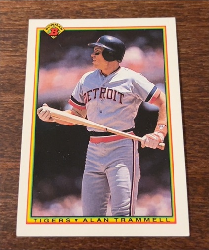 1990 Bowman #353 Alan Trammell — front