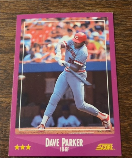 1988 Score #17 Dave Parker — front