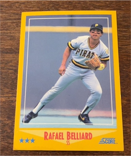 1988 Score #453 Rafael Belliard — front